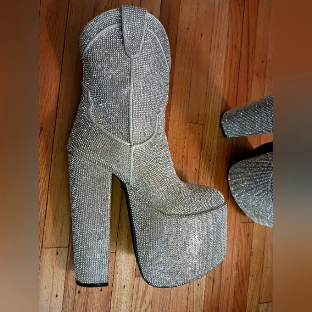 RHINESTONE BOOTS